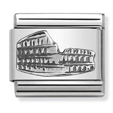 Nomination Composable Classic Link 330105/09 Colosseum Relief in 925 Silver